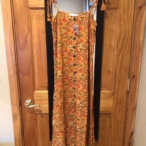 OLIVACEOUS Dress Orange detail Size Medium